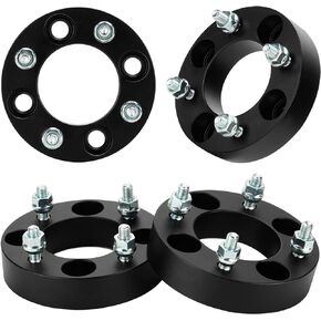 AEagle 4X110 Wheel Adapters 1" for Honda Yamaha Suzuki Rancher Fourtrax Big Bea, Forged 4 Lug Wheel Spacers with 10x1.25 Studs 76mm Bore 4PCS