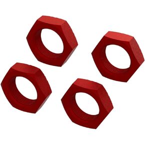 ARRMA Aluminum Wheel Nut 24mm, Red (4), ARA310929