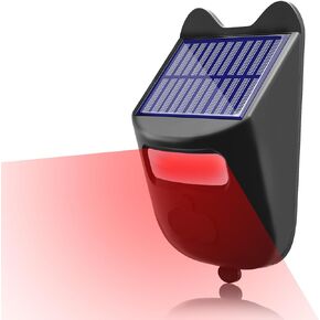 Solar Driveway Alarms Wireless Outside Weatherproof Motion Detector & Sensor- Security Driveway Alert System - Monitor & Protect Outside Property (Note：Only 1 Sensor, Not Included 1 Receiver)