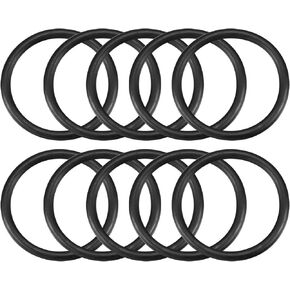 uxcell Nitrile Rubber O-Rings 55mm OD 45mm ID 5mm Width, Metric Sealing Gasket, Pack of 10