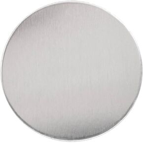 ABBECIAO 50 Aluminum Stamping Blanks Circle Lightweight Finished Jewelry Tags without Hole
