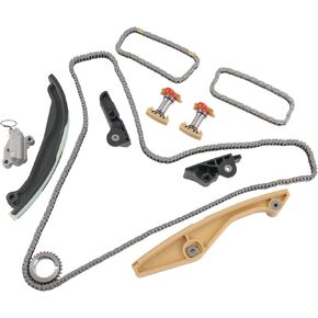 Engine Timing Chain Kit For DOHC, 6Cyl 3.7L 3.5L Compatible with Ford F-150 2011 2012 Explorer Mustang Flex Edge 11-16 Transit 150 250 350 Taurus Flex Lincoln MKZ MKX MKS