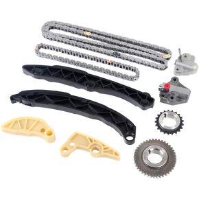 Timing Chain Kit Compatible with Hyundai, for Kia - 11-14 Sonata, 12-14 Optima 2.0L 1998CC 122Cu. In. l4 GAS DOHC Turbocharged, 12-14 Sportage 2.0L 1998CC 122Cu. In. l4 GAS DOHC Turbocharged