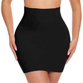 JOYSHAPER Body Shaper Shapewear Dress for Women Under Dresses Half Slip Tummy Control Skirt Seamless Slip