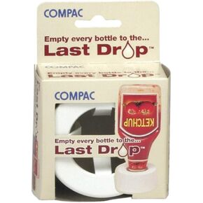 COMPAC HOME Last Drop Bottle Stabilizer, Access Every Last Drop of Ketchup, BBQ Sauce, Mustard, for The Kitchen, Retrieve The Last Amounts of Lotion, Shampoo for The Bathroom, Home Essentials, White