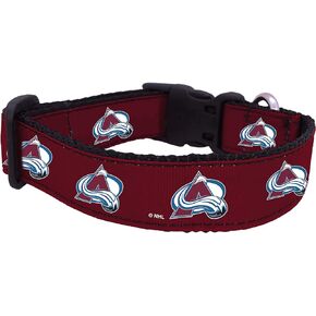 All Star Dogs NHL Unisex NHL Colorado Avalanche Dog Collar