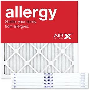 ALLERGY MERV 11 Air Filter - Made in the USA - Box of 6 - Pleated Furnace Filter 14x20x1 by AIRX FILTERS WICKED CLEAN AIR.