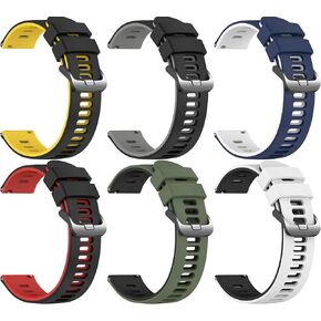 EZMVZKU 22mm Galaxy Watch 3 45mm Band,Soft Silicone Watchbands for Samsung Gear S3 Frontier/Classic/Garmin Forerunner 265/745/Vivoactive 4/Venu 3/2/Amazfit GTR 4/3 pro/Huawei watch GT 5 pro/5/4 46mm in Kuwait