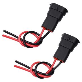 H11 H8 881 Socket Adapter Plug Connector Wiring Harness for Headlight Fog Light Retrofit or Installing LED Light Bar LED Work Lamps(Pack of 2)