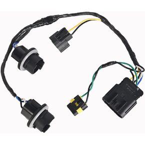 Headlight Wiring Harness Assembly Headlamp Socket Compatible with 2008-2014 Chevy Silverado 1500 2500HD 3500HD Replaces 645-745 15841609 25962806