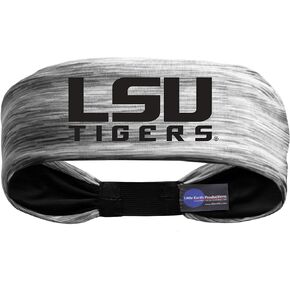 Littlearth Unisex-Adult NCAA LSU Tigers Tigerspace Headband, Grey, One Size, (100688-LSU)