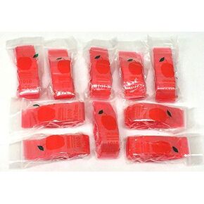 1010 (1"X1") Red Color Apple Brand Bags Mini ZipLock Baggies, Case of 1,000