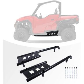 NIXFACE General Rock Slider Nerf Bar Tree Kicker 2-1/5" Diameter Fit for 2016+ Polaris General 1000/XP 1000 Heavy Duty Rock Guards Replace OEM #2881101