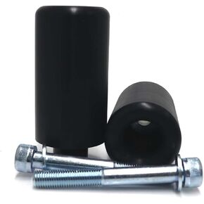 Shogun Yamaha FZ1 FZ 1 Black No Cut Frame Sliders 2006 2007 2008 2009 2010 2011 2012 2013 2014 2015-750-6809 - MADE IN THE USA