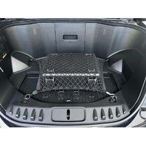 Floor Style Automotive Elastic Frunk Mesh Cargo Net for Ford F-150 Lightning 2022-2024 - Premium Frunk Organizer and Storage - Luggage Net for Pickup Truck - Best Car Organizer