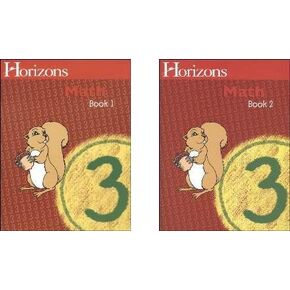 Horizons Math 3 SET of 2 Student Workbooks 3-1 and 3-2