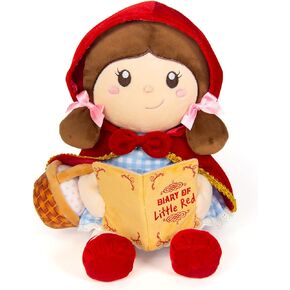 Cuddle Barn - Lil Red Storyteller Red Riding Hood Fun Animated Plush Storytelling Stuffed Toy, 10 inches