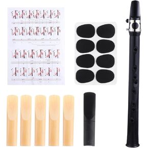 Milisten Mini Saxophone 1 Set Easy Saxophone Woodwind Mini Sax Sax Instrument Pocket Sax Saxophone Instrument Plastic Pressure Pad Portable Portable Saxophone
