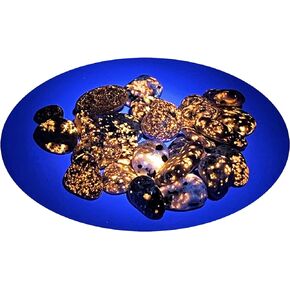 Yooperlite Authentic Glow Stone from Michigans Upper Peninsula RAW Not Tumbled or Polished (12 oz Pebbles)