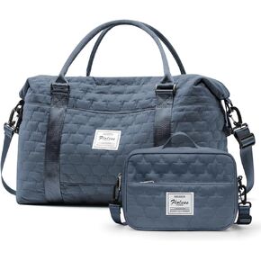 Sport Gym Duffel Bags for Women Black Cute Travel Weekender Tote Bag with Toiletry Bag Carry On Bag Overnight Bag with Wet Pocket Hospital Bag for Labor and Delivery