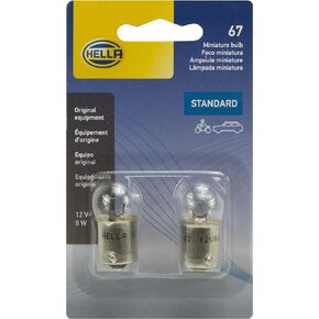 HELLA 67TB Bulb 67 12V 8W 4Cp Ba15S G6 (2), Multi