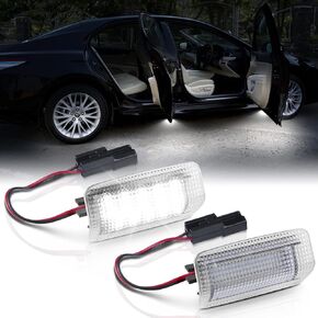 Blue LED Side Door Courtesy Light 2PCS Welcome Courtesy Light Lamp Compatible With T-oyota Avalon Sequoia Sienna Venza Camry Tundra Prius 4Runner Lexus IS ES GS LS RX GX LX Subaru Car Door Logo Light