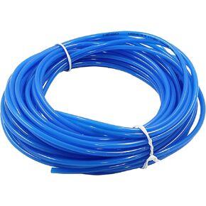 Pneumatic Tubing Pipe 1/8" Tube OD PU Polyurethane Tubing Air Tubing Pipe Hose Black Air Brake Hose Air line Hose Air Compressor Fitting Fluid Transfer Tubing 32.8 FT