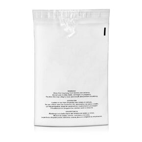 9 x 12 Clear Plastic Flat Poly Bags with Suffocation Warning Self Seal Adhesive 1.5 Mil for Business FBA Packaging, Jewelry, Clothes, Prints, Storage – Resealable (500 Pack)