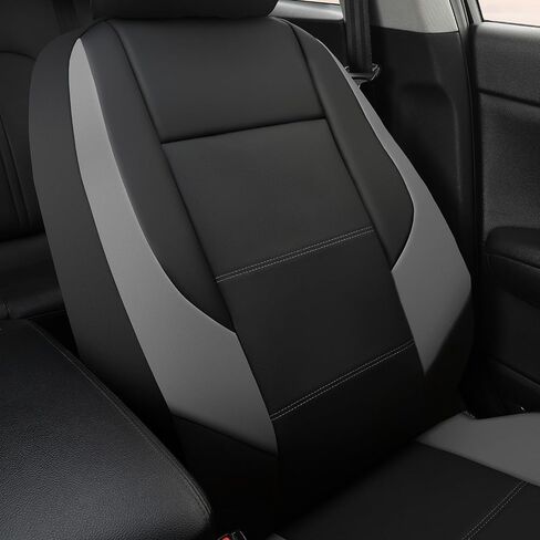 GIANT PANDA Front Car Seat Cover for Kia, Leather Bucket Seat Covers Custom Fit Kia Sorento Sportage Forte Telluride K5 Seltos Carens Optima Carnival (Beige+Black) in Saudi Arabia