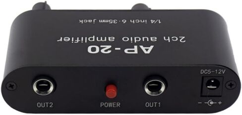 2 قناة 3.5 ملم أو 6.35 ملم TRS HiFi Audio Mixer مضخم سماعة الرأس مقسم 2 في 2 خارج 1 في 2 خارج خلاط تحكم للهواتف المحمولة وأجهزة الكمبيوتر الخارجية 2 منفذ صوت سماعة الرأس in Saudi Arabia