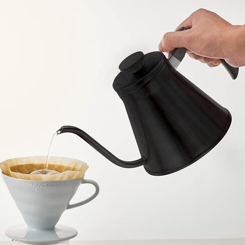 Hario V60 "Fit" Drip Kettle, 1200ml Matte Black in Saudi Arabia
