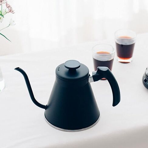 Hario V60 "Fit" Drip Kettle, 1200ml Matte Black in Saudi Arabia