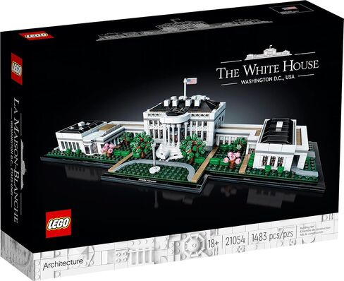 LEGO Architecture Collection: The White House 21054 - Model Building Kit, Creative Set for Adults and Teens, Energizing DIY Project, Iconic Presidential Office, Great Collectible Gift for Father's Day in Saudi Arabia