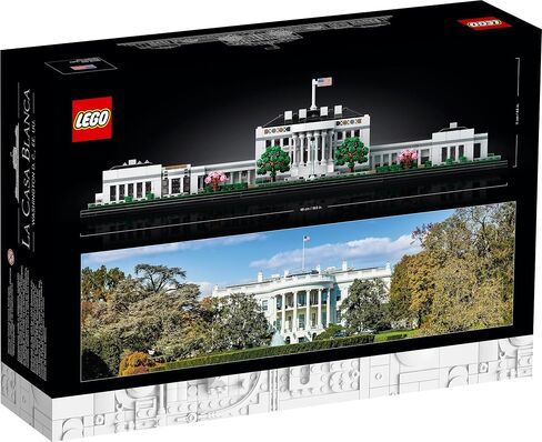 LEGO Architecture Collection: The White House 21054 - Model Building Kit, Creative Set for Adults and Teens, Energizing DIY Project, Iconic Presidential Office, Great Collectible Gift for Father's Day in Saudi Arabia