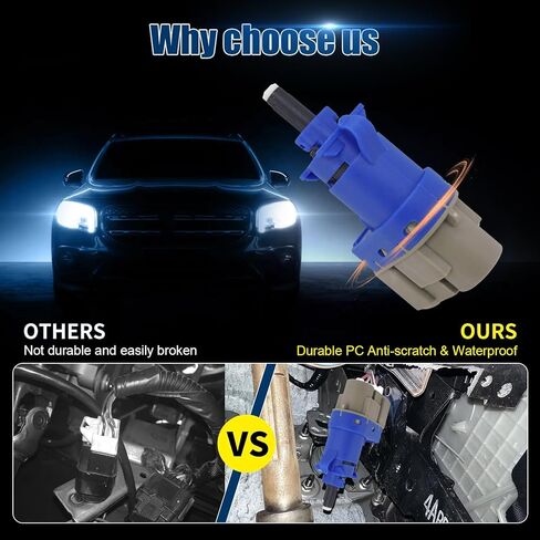 مفتاح ضوء الفرامل استبدال قياسي 4Pin لدواسة الفرامل-إيقاف مفتاح الإضاءة OEM #8T4T-9G854-AA، 4838697 in Kuwait