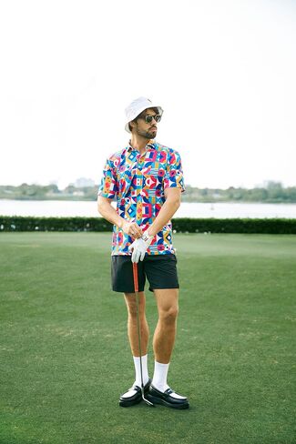 Rizz Golf Polo، قماش تبريد عالي الأداء، قميص بولو رجالي مريح مع حماية من الشمس تم اختبارها معمليًا بعامل حماية من الشمس 50+ in Saudi Arabia