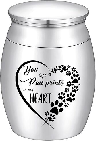1.57 Inches Small Urn for Dog and Cats Ashes Personalized Small Keepsake Urns for Pet Ashes Custom Stainless Steel Mini Urn Cremation Urn for Dog Cat Ashes in Saudi Arabia