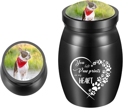1.57 Inches Small Urn for Dog and Cats Ashes Personalized Small Keepsake Urns for Pet Ashes Custom Stainless Steel Mini Urn Cremation Urn for Dog Cat Ashes in Saudi Arabia