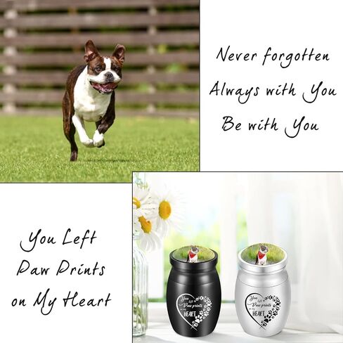 1.57 Inches Small Urn for Dog and Cats Ashes Personalized Small Keepsake Urns for Pet Ashes Custom Stainless Steel Mini Urn Cremation Urn for Dog Cat Ashes in Saudi Arabia