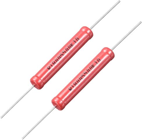 uxcell 5W Power Rating 500K Ohm High Voltage Glass Glaze Film Resistor 2 Pcs in Saudi Arabia
