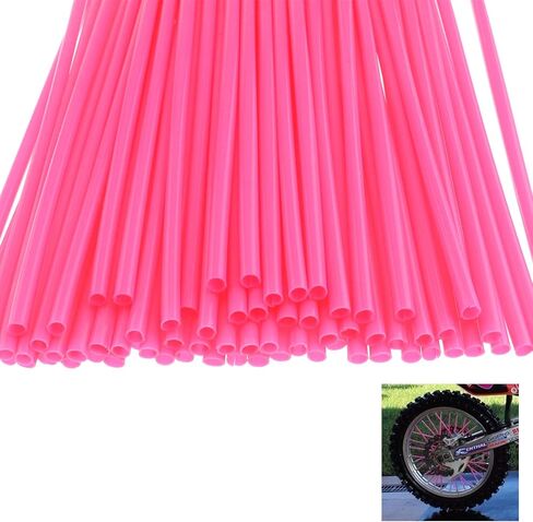 72 قطعة من أغطية عجلات الدراجة النارية العالمية موتوكروس باللون الوردي in Saudi Arabia
