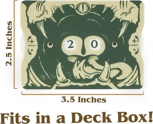 2-Pack Pocket Life Counters for Trading Card Games, Fits in a Deck Box in Kuwait