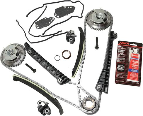 طقم سلسلة توقيت BoardRoad مع VVT Cam Phasers يناسب 2004-2014 Ford Expedition F150 F250 F350 Lincoln 5.4L V8 in Kuwait