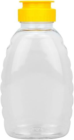 واضح البلاستيك جرة العسل البلاستيك نمط زجاجة العسل ضغط زجاجة فارغة إعادة الملء العسل موزع الوجه العلوي شراب الحاويات مانعة للتسرب العسل الحاويات الترمس العسل جرة in Kuwait