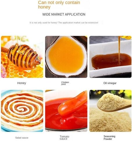 واضح البلاستيك جرة العسل البلاستيك نمط زجاجة العسل ضغط زجاجة فارغة إعادة الملء العسل موزع الوجه العلوي شراب الحاويات مانعة للتسرب العسل الحاويات الترمس العسل جرة in Kuwait