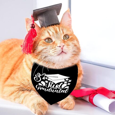 عبوتان من باندانا التخرج للكلاب والقطط، فخورة بأمي التخرج للكلاب الصغيرة والمتوسطة والكبيرة والحيوانات الأليفة والجراء (فخور بالجرو، كبير) in Kuwait