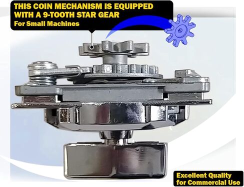 آلية العملة لآلات القندس. آلية عملة 50 سنتًا لآلة الحلوى Beaver Gumball. Fit Square Beaver، Round Beaver، Southern & Ball Globe Beaver آلة بيع العملات المعدنية - جديدة in Kuwait