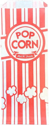 Paper Popcorn Bags For Parties, Carnivals, Movie Theaters 1 oz (24) in Saudi Arabia