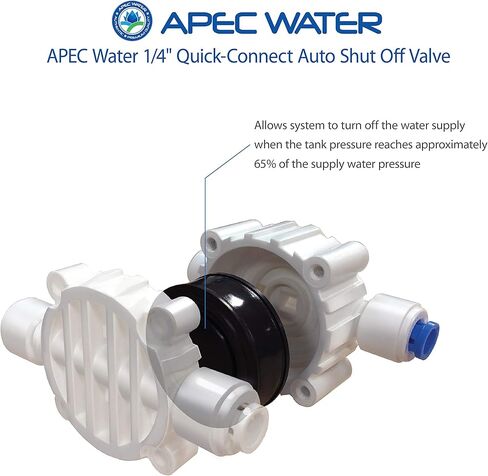 APEC Water Systems RO-90 Ultimate Series Top Tier Supreme Certified High Output 90 GPD نظام تصفية مياه الشرب بالتناضح العكسي فائق الأمان، صنبور كروم in Kuwait