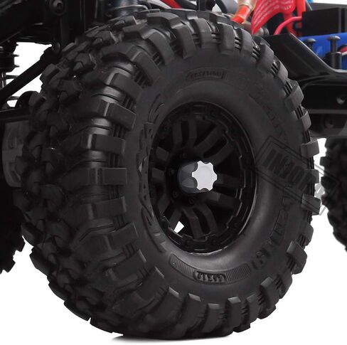 INJORA 4 قطع من الألومنيوم RC لعجلة السيارة غطاء مركزي M4 صامولة لـ 1/10 RC الزاحف TRX4 المحوري SCX10 90046 D90 Tamiya MST (أسود) in Saudi Arabia